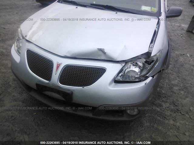 5Y2SL65887Z401030 - 2007 PONTIAC VIBE SILVER photo 6