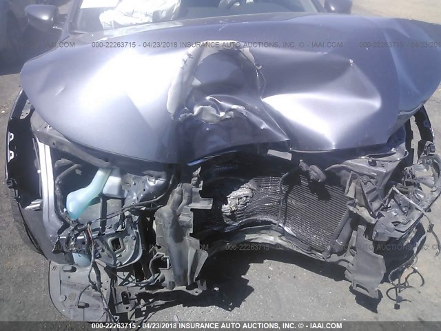 1HGCR2F56EA134628 - 2014 HONDA ACCORD SPORT Сұр фото 6