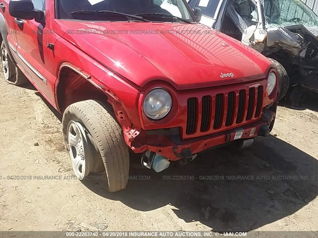 1J4GL48K22W301009 - 2002 JEEP LIBERTY SPORT Qırmızı foto 6