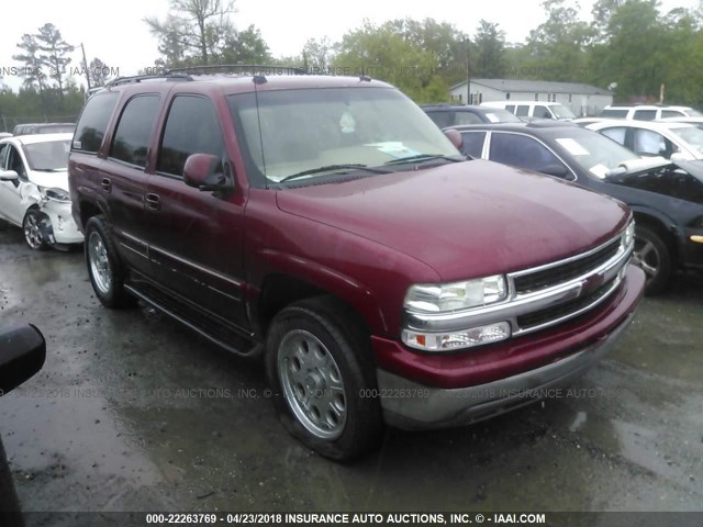 1GNEC13Z64J118509 - 2004 CHEVROLET TAHOE C1500 RED photo 1