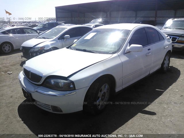 1LNHM86S04Y686154 - 2004 LINCOLN LS WHITE photo 2