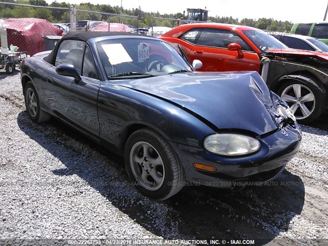 JM1NB3530Y0143370 - 2000 MAZDA MX-5 MIATA LS BLUE photo 1