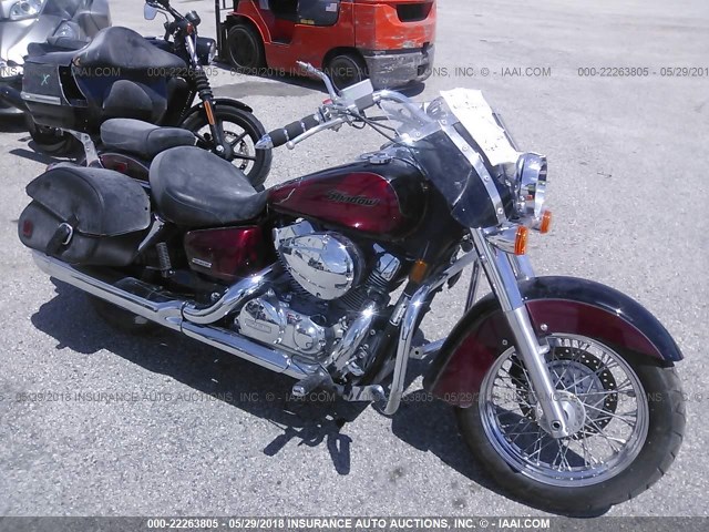 JH2RC50305M105912 - 2005 HONDA VT750 CA BURGUNDY photo 1