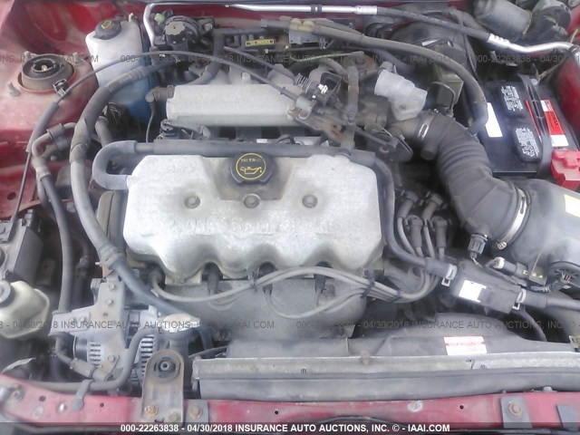 3FAFP13P42R164123 - 2002 FORD ESCORT RED photo 10