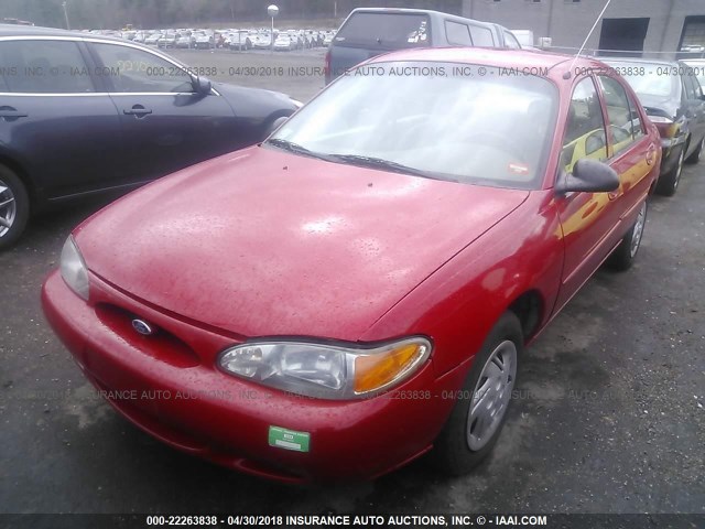 3FAFP13P42R164123 - 2002 FORD ESCORT RED photo 2