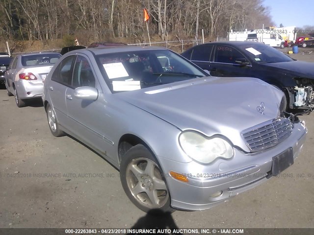 WDBRF64J12F202579 - 2002 MERCEDES-BENZ C 320 SILVER photo 1