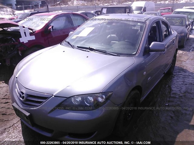 JM1BK323761515785 - 2006 MAZDA 3 S GRAY photo 2