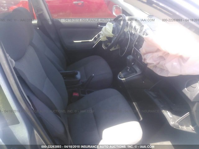 2T1KR30E47C624945 - 2007 TOYOTA COROLLA MATRIX XR BLUE photo 5