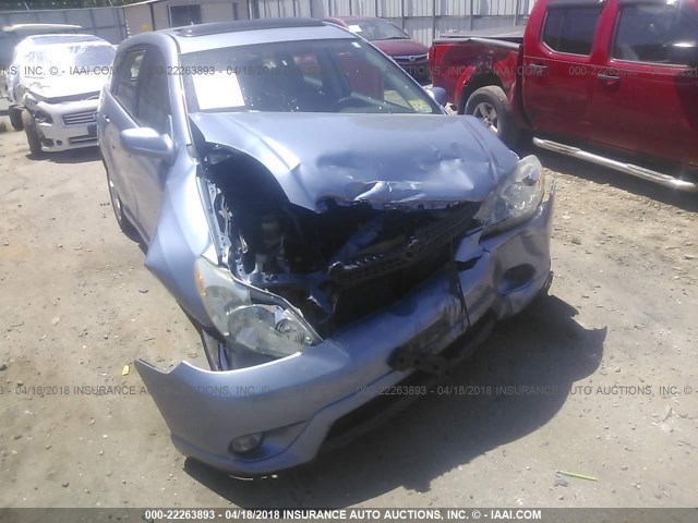 2T1KR30E47C624945 - 2007 TOYOTA COROLLA MATRIX XR BLUE photo 6