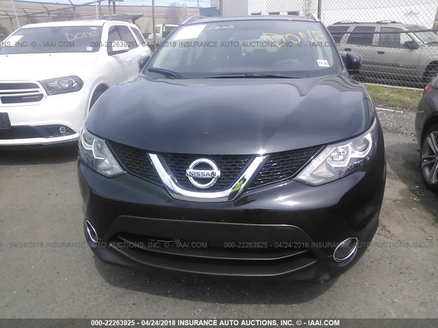 JN1BJ1CR1HW117779 - 2017 NISSAN ROGUE SPORT S/SV/SL BLACK photo 6