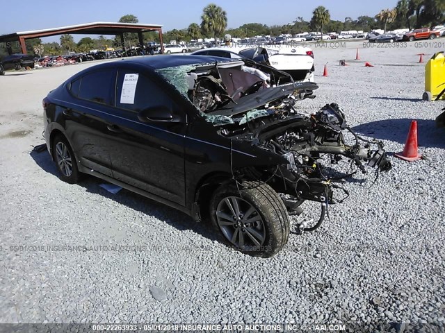 5NPD84LF3JH248555 - 2018 HYUNDAI ELANTRA SEL/VALUE/LIMITED BLACK photo 1