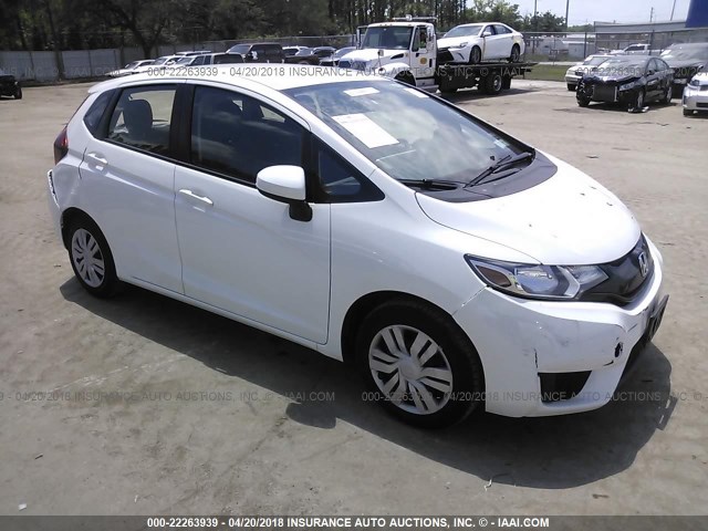 JHMGK5H59GX035643 - 2016 HONDA FIT LX Beyaz fotoğraf 1