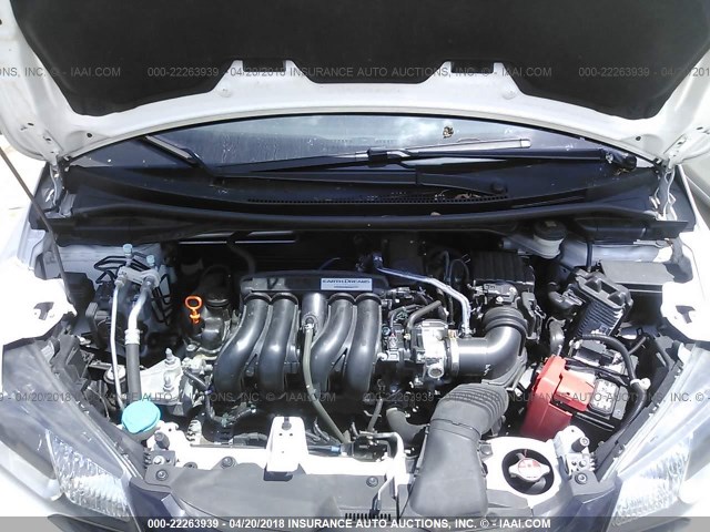 JHMGK5H59GX035643 - 2016 HONDA FIT LX Beyaz fotoğraf 10