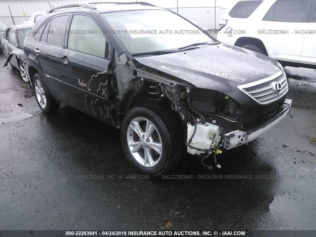 JTJHW31U082043254 - 2008 LEXUS RX 400H BLACK photo 6