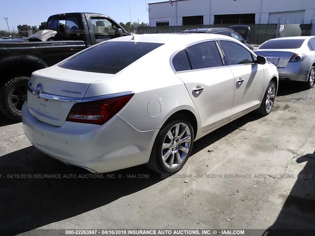 1G4GD5G30EF242724 - 2014 BUICK LACROSSE PREMIUM WHITE photo 4