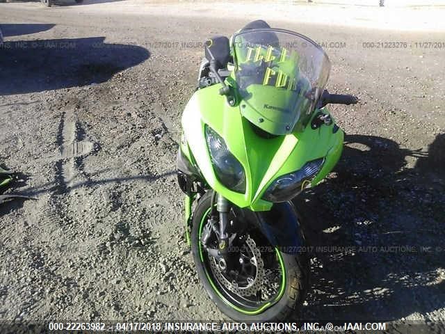 JKAZX4R14BA025626 - 2011 KAWASAKI ZX600 R GREEN photo 5