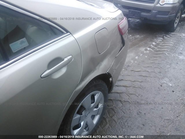 4T1BE46K29U381040 - 2009 TOYOTA CAMRY SE/LE/XLE GOLD photo 6