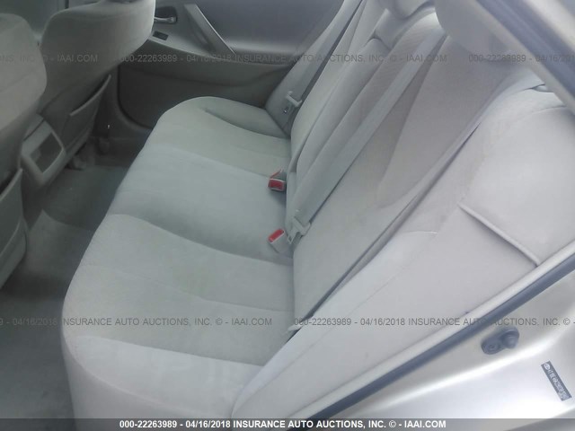 4T1BE46K29U381040 - 2009 TOYOTA CAMRY SE/LE/XLE GOLD photo 8