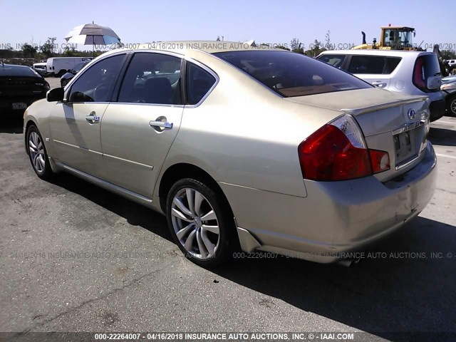 JNKAY01F76M258175 - 2006 INFINITI M35 SPORT GOLD photo 3