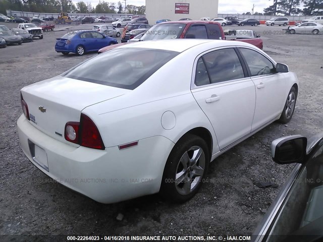 1G1ZC5E03AF187147 - 2010 CHEVROLET MALIBU 1LT თეთრი ფოტო 4