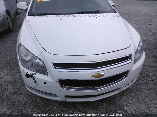 1G1ZC5E03AF187147 - 2010 CHEVROLET MALIBU 1LT თეთრი ფოტო 6