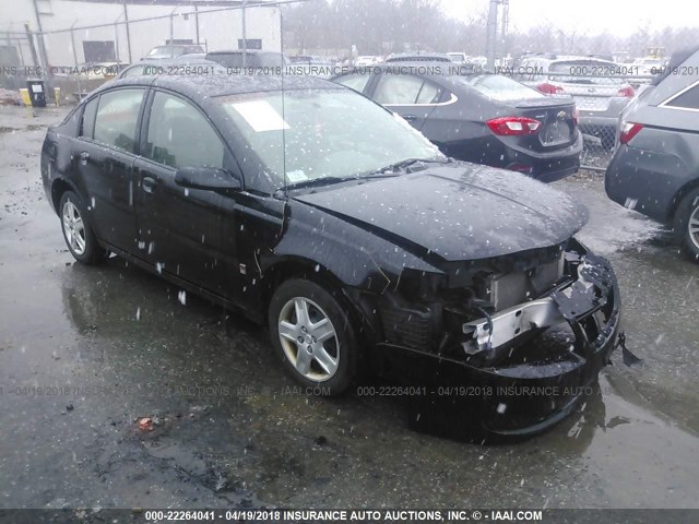 1G8AJ55FX7Z147356 - 2007 SATURN ION LEVEL 2 BLACK photo 1
