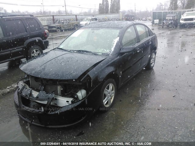 1G8AJ55FX7Z147356 - 2007 SATURN ION LEVEL 2 BLACK photo 2
