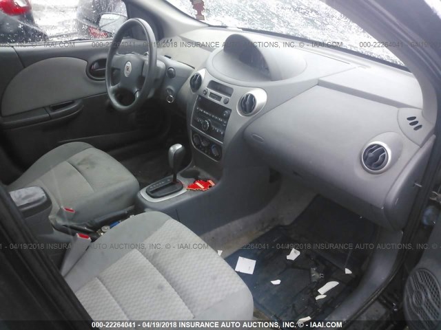1G8AJ55FX7Z147356 - 2007 SATURN ION LEVEL 2 BLACK photo 5