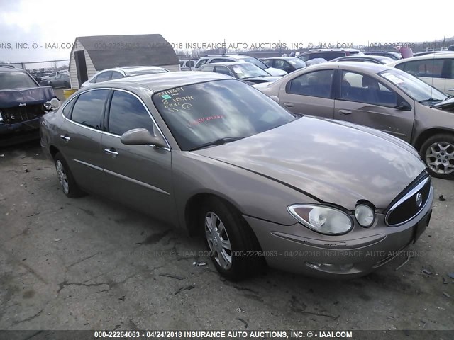 2G4WC582961273645 - 2006 BUICK LACROSSE CX GOLD photo 1