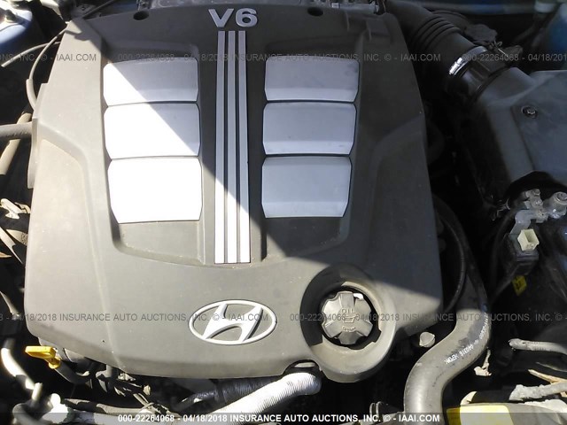 KMHHN65FX4U134349 - 2004 HYUNDAI TIBURON GT 蓝色 照片 10