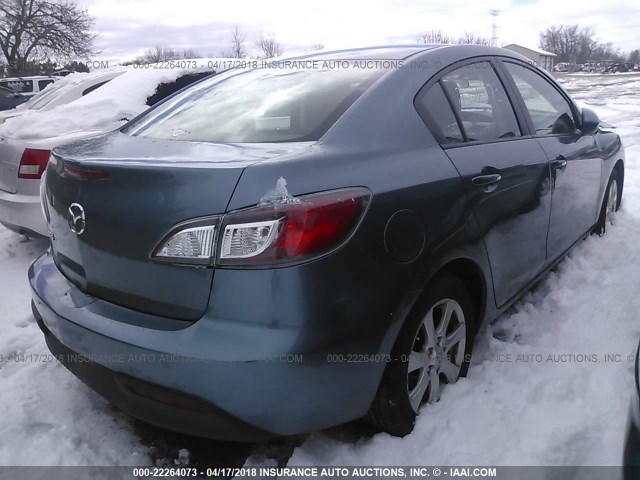 JM1BL1SF2A1296352 - 2010 MAZDA 3 I BLUE photo 4