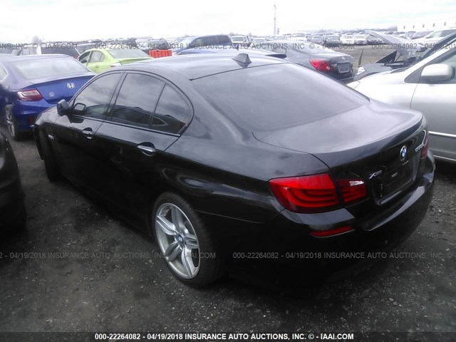 WBAFU9C58DDY72108 - 2013 BMW 550 XI BLACK photo 3