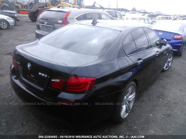 WBAFU9C58DDY72108 - 2013 BMW 550 XI BLACK photo 4