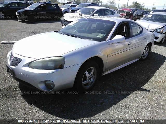 2G2WP522841124971 - 2004 PONTIAC GRAND PRIX GT GRAY photo 2