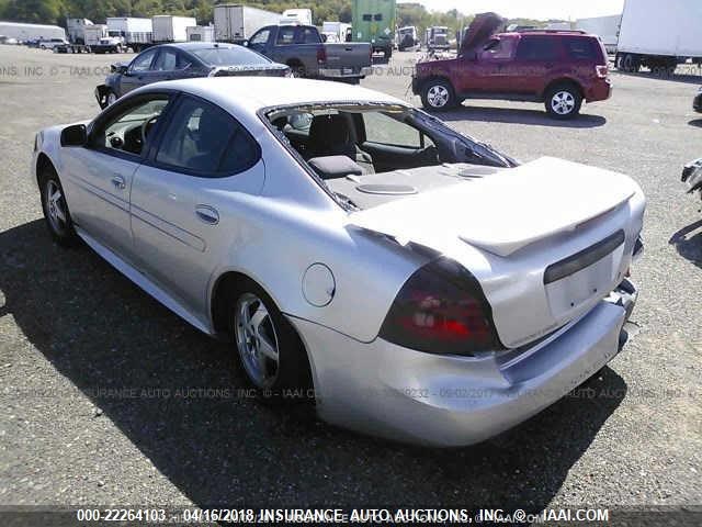 2G2WP522841124971 - 2004 PONTIAC GRAND PRIX GT GRAY photo 3