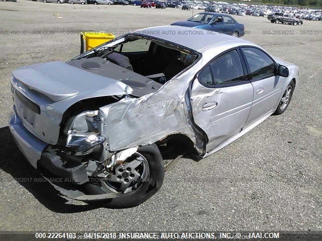 2G2WP522841124971 - 2004 PONTIAC GRAND PRIX GT GRAY photo 4