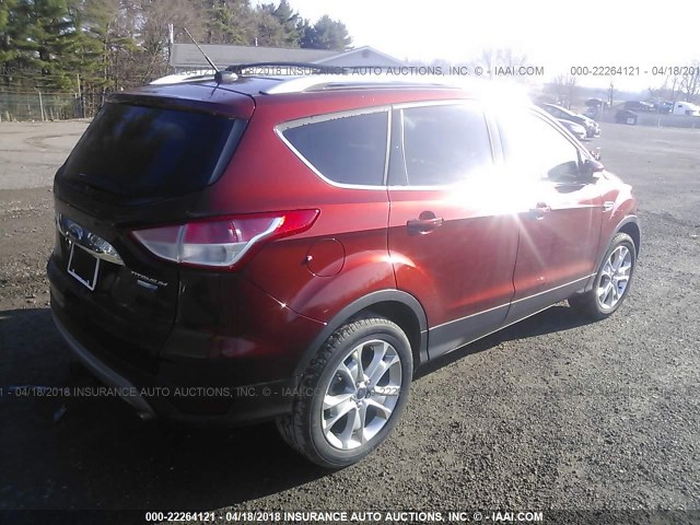 1FMCU9J91GUC38148 - 2016 FORD ESCAPE TITANIUM ORANGE photo 4