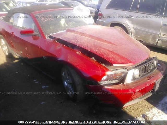 1ZVBP8FHXA5101113 - 2010 FORD MUSTANG GT RED photo 2