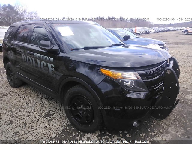 1FM5K8AR9FGC67421 - 2015 FORD EXPLORER POLICE INTERCEPTOR BLACK photo 1