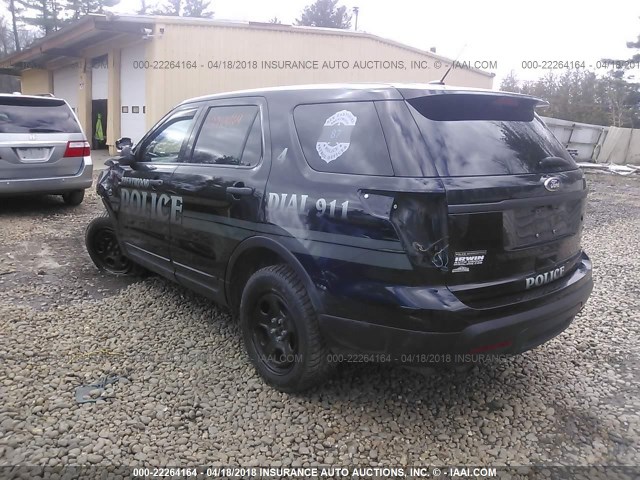 1FM5K8AR9FGC67421 - 2015 FORD EXPLORER POLICE INTERCEPTOR BLACK photo 3