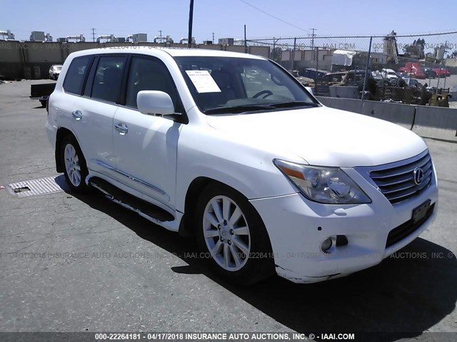 JTJHY00W184013146 - 2008 LEXUS LX 570 WHITE photo 1