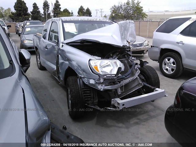 5TFTX4CNXDX028179 - 2013 TOYOTA TACOMA ACCESS CAB Արծաթագույն լուսանկար 1