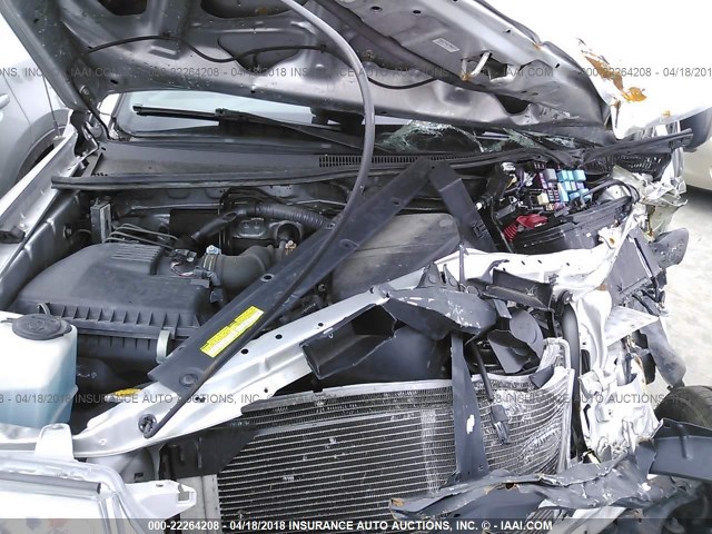 5TFTX4CNXDX028179 - 2013 TOYOTA TACOMA ACCESS CAB Արծաթագույն լուսանկար 10