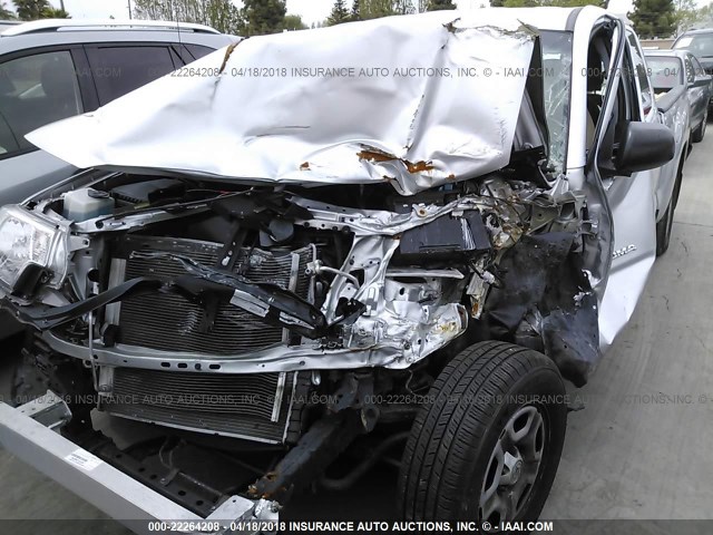 5TFTX4CNXDX028179 - 2013 TOYOTA TACOMA ACCESS CAB Արծաթագույն լուսանկար 6