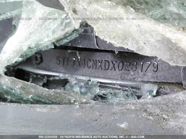 5TFTX4CNXDX028179 - 2013 TOYOTA TACOMA ACCESS CAB Արծաթագույն լուսանկար 9