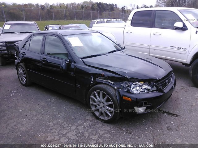 JTHBD192730076552 - 2003 LEXUS IS 300 BLACK photo 1