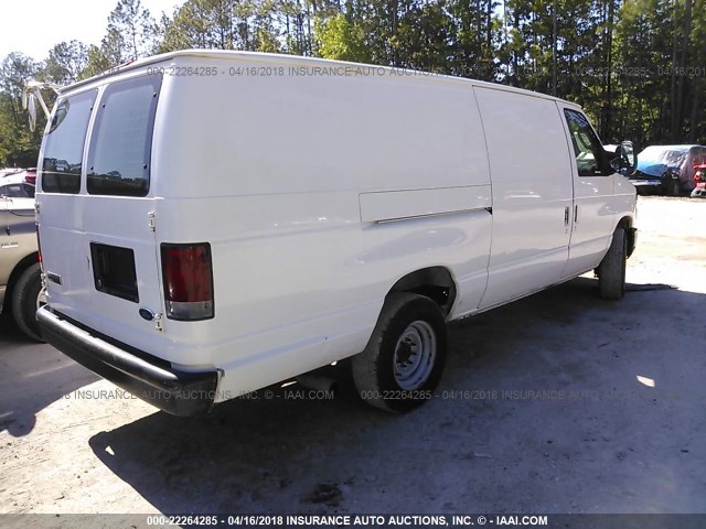 1FTSS34LX8DB49853 - 2008 FORD ECONOLINE E350 SUPER DUTY VAN WHITE photo 4