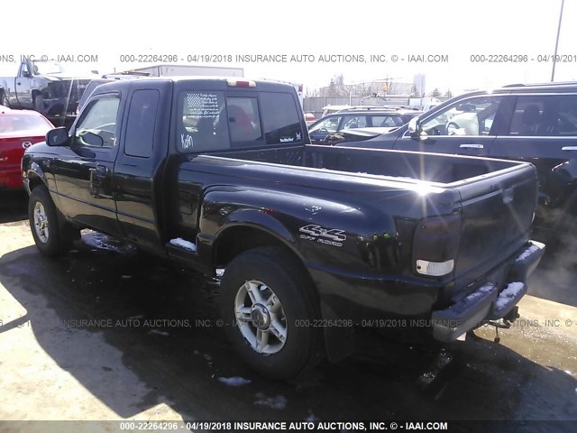 1FTZR15XXXPB51860 - 1999 FORD RANGER SUPER CAB BLACK photo 3