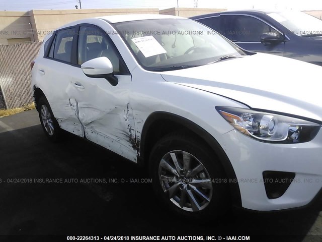 JM3KE2BE0F0550829 - 2015 MAZDA CX-5 SPORT WHITE photo 6