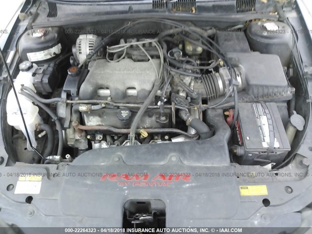 1G2NW52E8YC548451 - 2000 PONTIAC GRAND AM GT BLACK photo 10